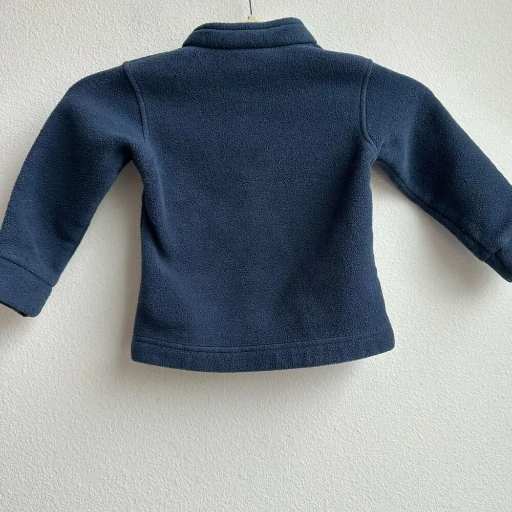 $5/$25 Columbia Toddler Kids Steen Blue Fleece Full Zip Size 2T Cozy Sweater